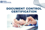 Document control certification online