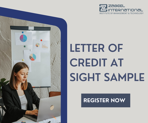 Letter of credit at sight sample