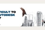 Blog banner with the question 'Is it difficult to learn Autodesk Civil 3D?' alongside an image of architects and engineers examining a digital cityscape design. The Zabeel Institute website URL is shown at the bottom.