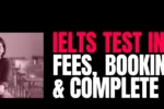 A student in a classroom setting on a Zabeel International Institute banner with text reading 'IELTS Test in Dubai: Fees, Booking, Tips & Complete Guide.
