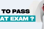 Smiling male student in traditional Gulf attire with backpack, standing next to bold text: How to pass EMSAT exam – Zabeel Institute logo in corner
