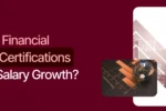 Financial analyst analyzing market growth on a laptop; addressing the question "How Do Financial Analyst Certifications Impact Salary Growth?"
