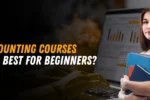Female student with a backpack and notebooks; asking "Which Accounting Courses in Dubai Is Best for Beginners?"