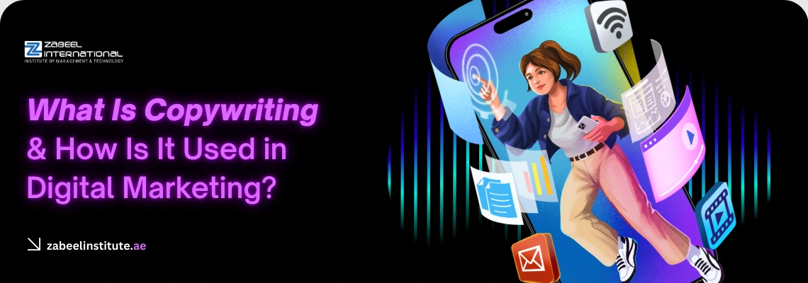 A person in a yellow sweater working on a laptop; addressing the question 'What Is Copywriting & How Is It Used in Digital Marketing?