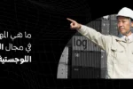 "المهارات المطلوبة في مجال النقل والخدمات اللوجستية اليوم في دبي، يظهر خبير لوجستي يشرف على حاويات الشحن بمعهد زعبيل."