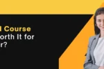 A 3D bar chart and data growth graphics on a Zabeel International Institute banner asking 'Is Power BI Course in Dubai Worth It for Your Career?