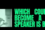 A professional woman giving a presentation with a microphone on a Zabeel International Institute banner asking 'Which course to become a public speaker is best?