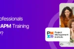 A 3D design of a certificate and a lightbulb on a Zabeel International Institute banner asking 'Why Are Professionals Choosing CAPM Training Before PMP?