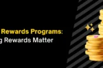 A graphic banner from Zabeel International Institute titled 'Best Loyalty Rewards Programs: Why Learning Rewards Matter,' featuring a stack of 3D gold coins and star sparkles on a dark background.
